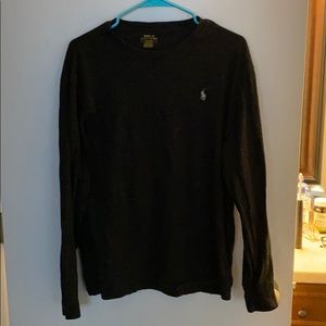 A black RL Polo long sleeve T